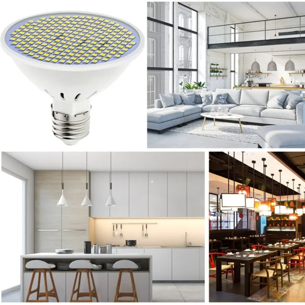 

300 Leds 2835 LED Bulbs 85-265V E27 Lamp Spotlight Bulb 200 Leds Lampara 220V Led Spot Light Efficient Heat Dissipation