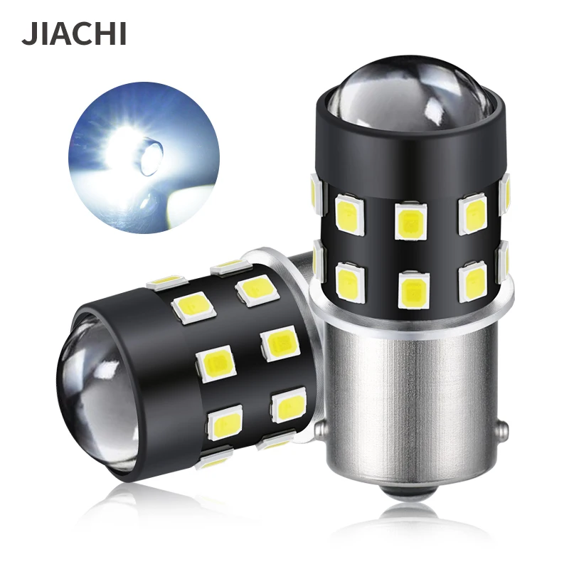 

JIA CHI 1156 LED Bulbs No Error 2835 480LM 3.5 Watts Best Quality 24 Chips for Turn Signal Light Reverse Tail Light