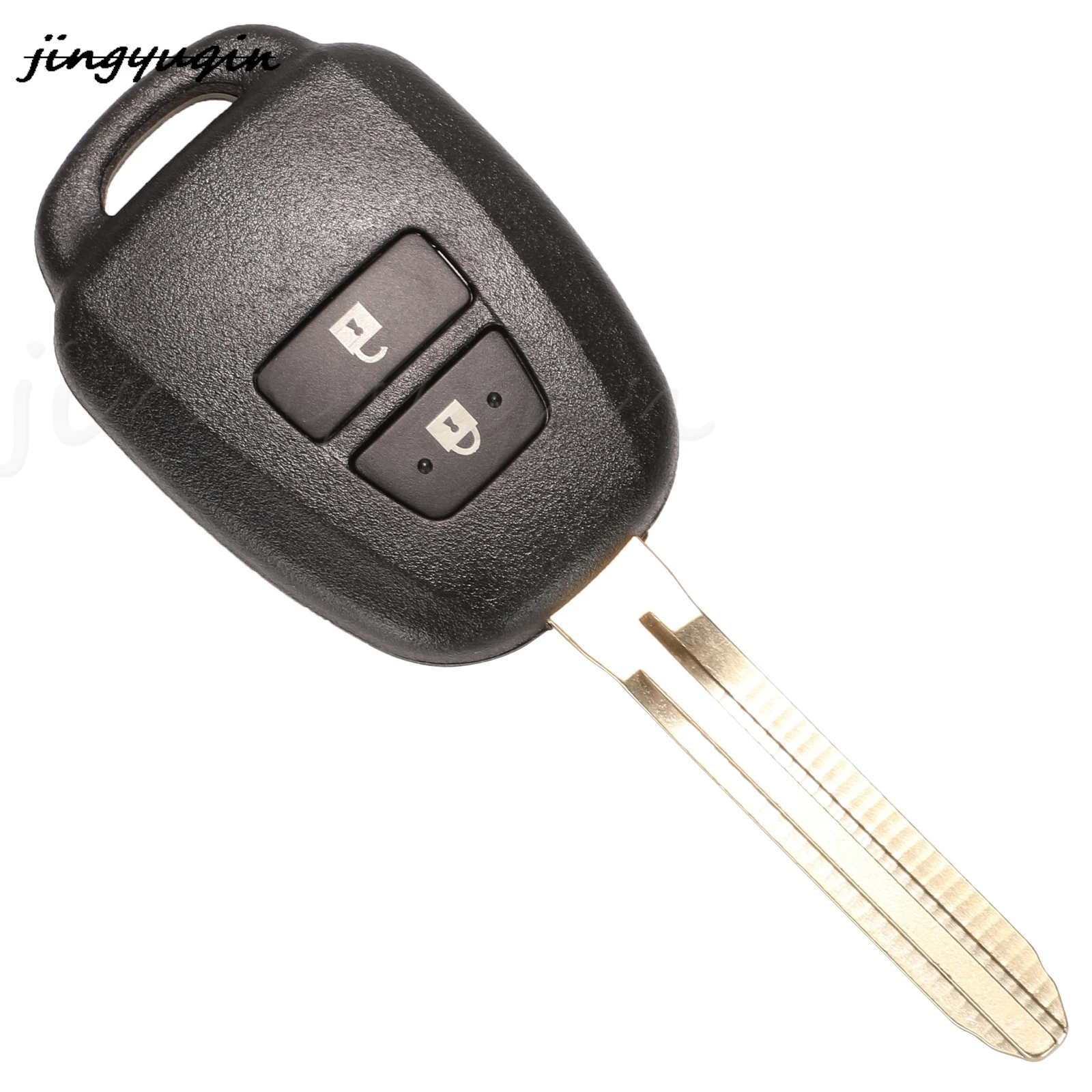 Jingyuqin Replacement Remote Car Key Shell Case with TOY43 Blade