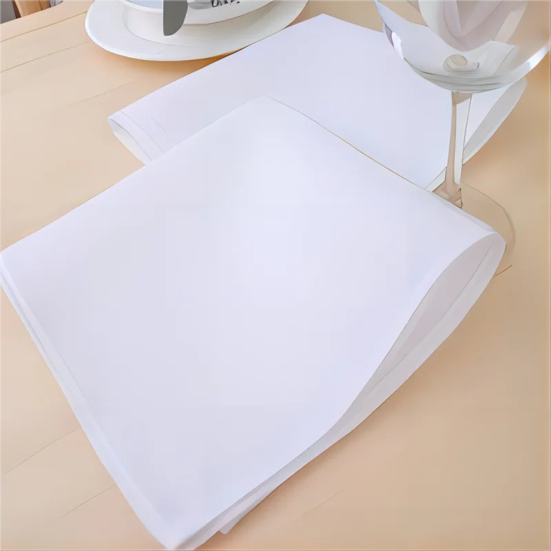Set 24 Tovaglioli Di Stoffa 45x45cm - Tovaglioli Riutilizzabili In Poliestere Per Ristorante, Matrimoni, Feste (Bianco)