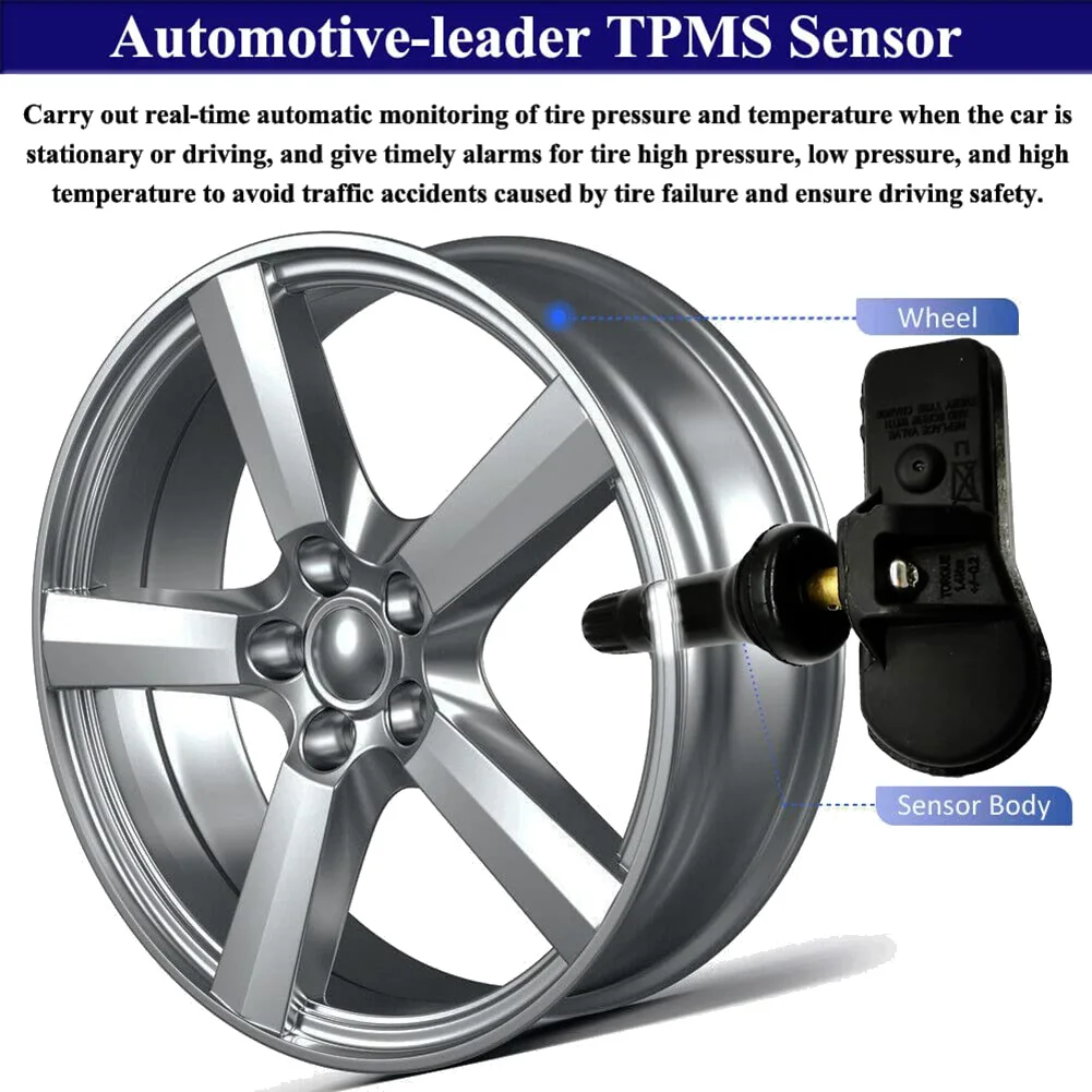 

Комплект из 4 TPMS датчиков давления в шинах 52933-C1100 для Hyundai Sonata Tucson Santa Fe Kia 2015-2020