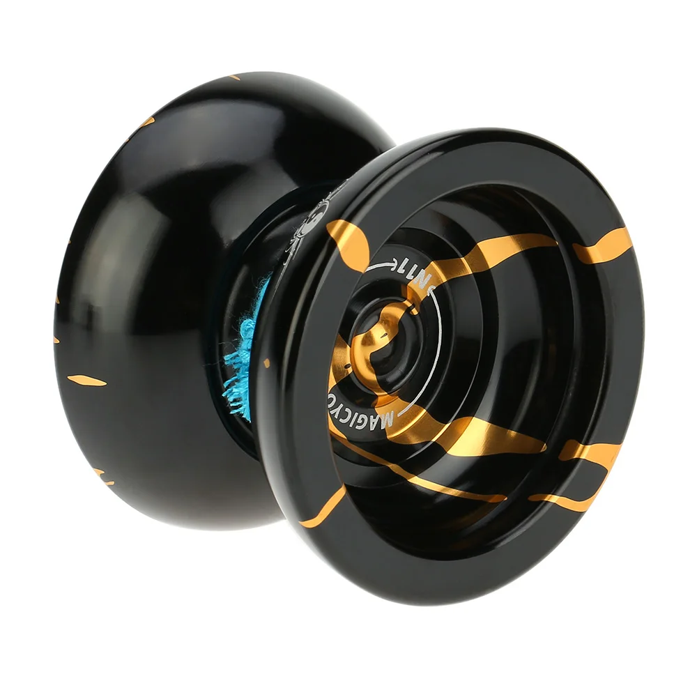 Professional Ma gic Yoyo N11 Aluminum Alloy Metal Yoyo 8 Ball KK Bearing with Spinning String for Kids