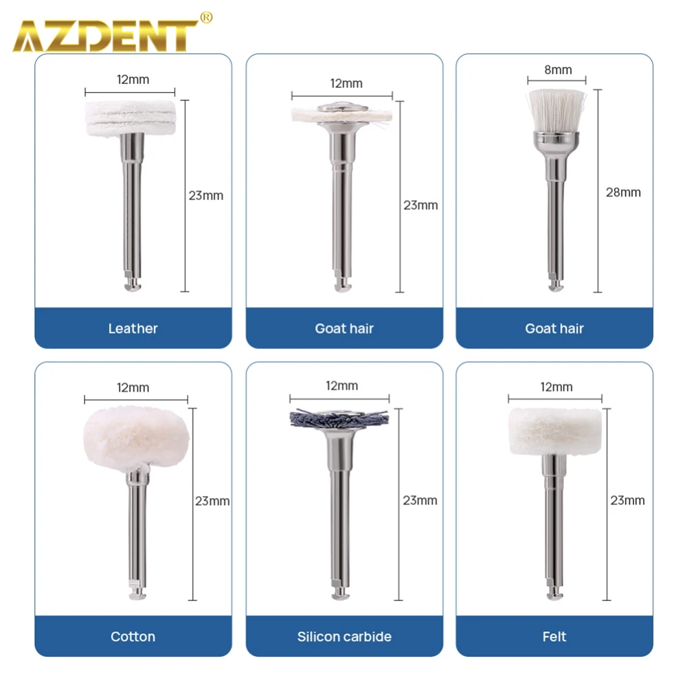 Dental Composite Polishing Kit - 12-Piece Set for Porcelain and Natural Teeth Polishing