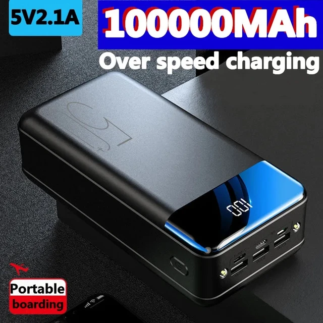 Power Bank 100000mAh/98000mAh, batterie externe universelle 7,2 V 1A,  nouvelle collection - AliExpress