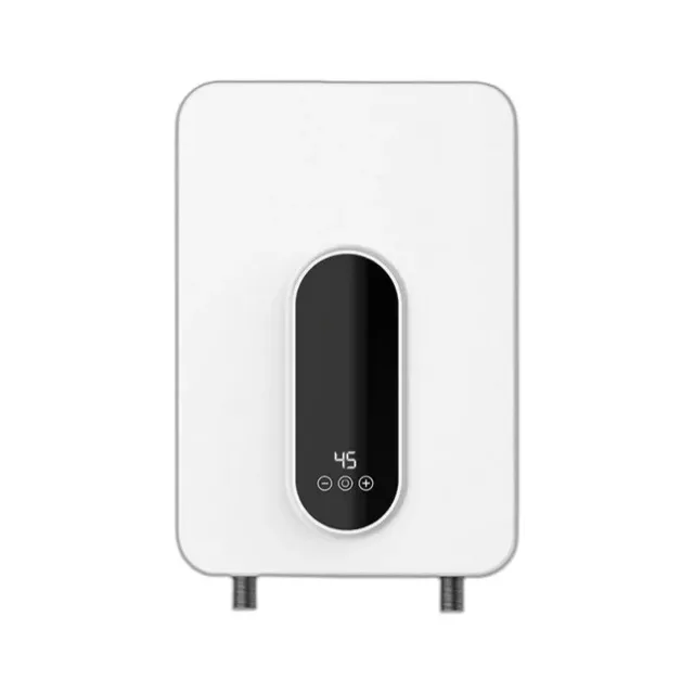 เครื่องทําน้ําอุ่น Tankless ไฟฟ้าทําความร้อนอย่างรวดเร็ว - 220V/110V สําหรับห้องอาบน้ําฝักบัวอเนกประสงค์ใช้ในบ้าน 1