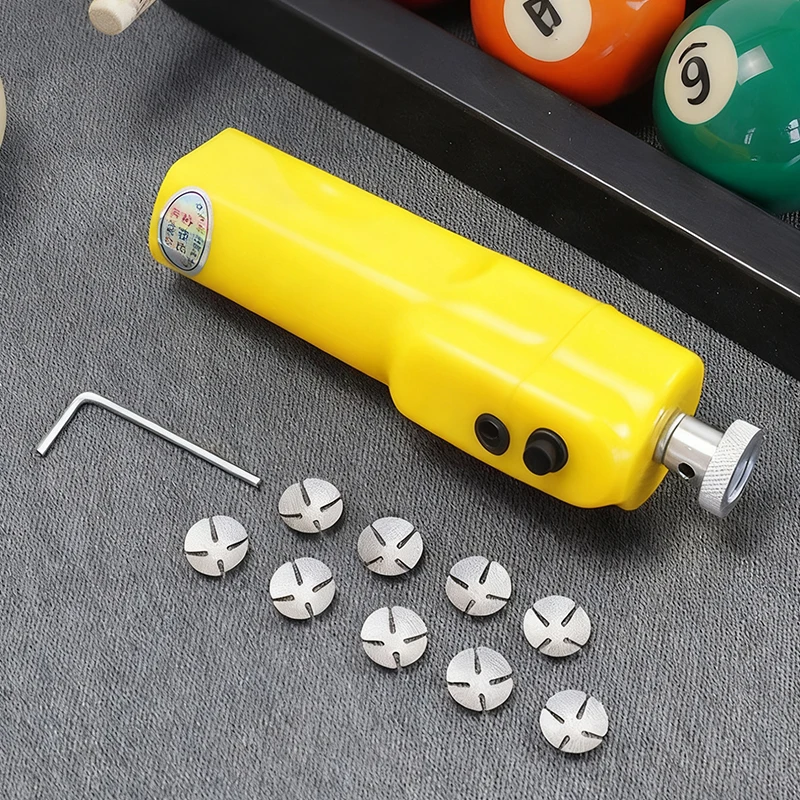 Elektrische Billard Queue Tip Shaper Billard Pool Spitze Scuffer Shaper Tragbare Pool Queue Spitze Teller Und Reparatur Werkzeug Für Ändern – Detail 1