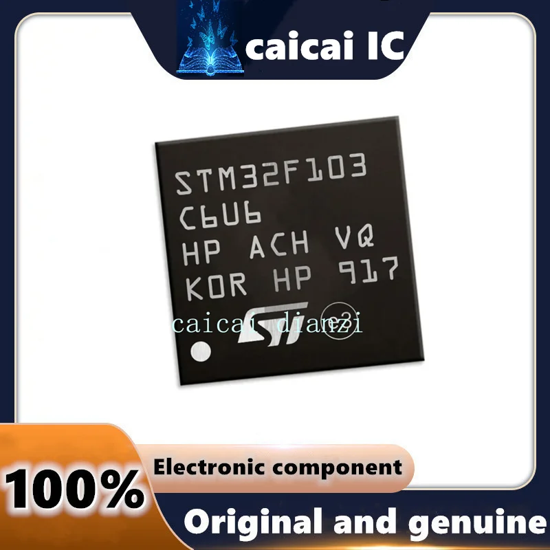 

100-5 шт./партия, чипы STM32F103C6U6 STM32F103C6 STM32F103 STM32F STM32 STM IC MCU