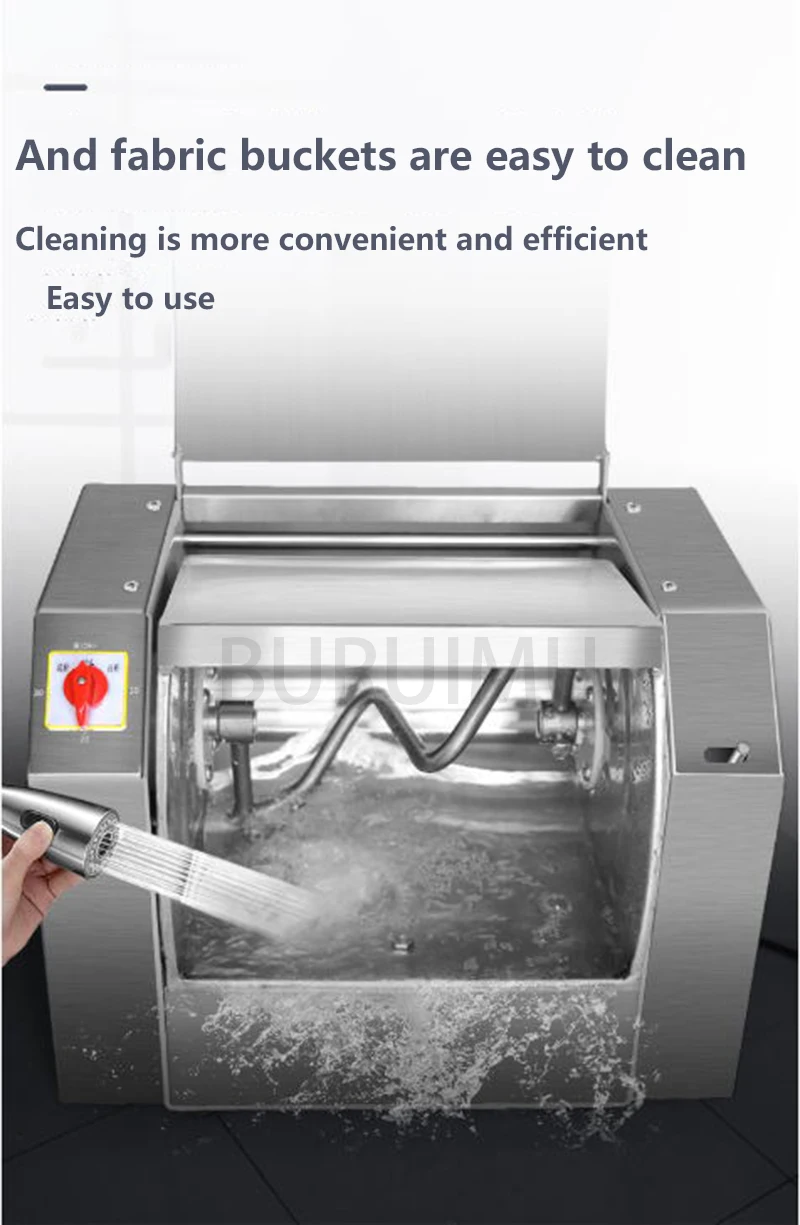 Description Picture 6 of itemCommercial Electric Dough Mixer Machine Kneading Capacity Food Processor Cooking Appliances Pizza Noodles