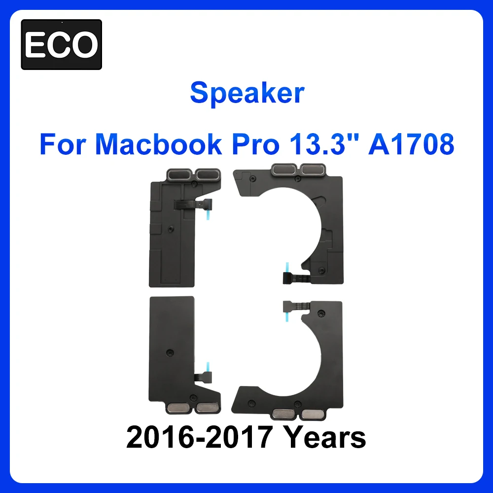 Best Brand New A Pair Laptop Left Right Loudspeaker For APPLE Macbook Pro 13.3" A1708 2016-2017 Years Speaker Repair Parts