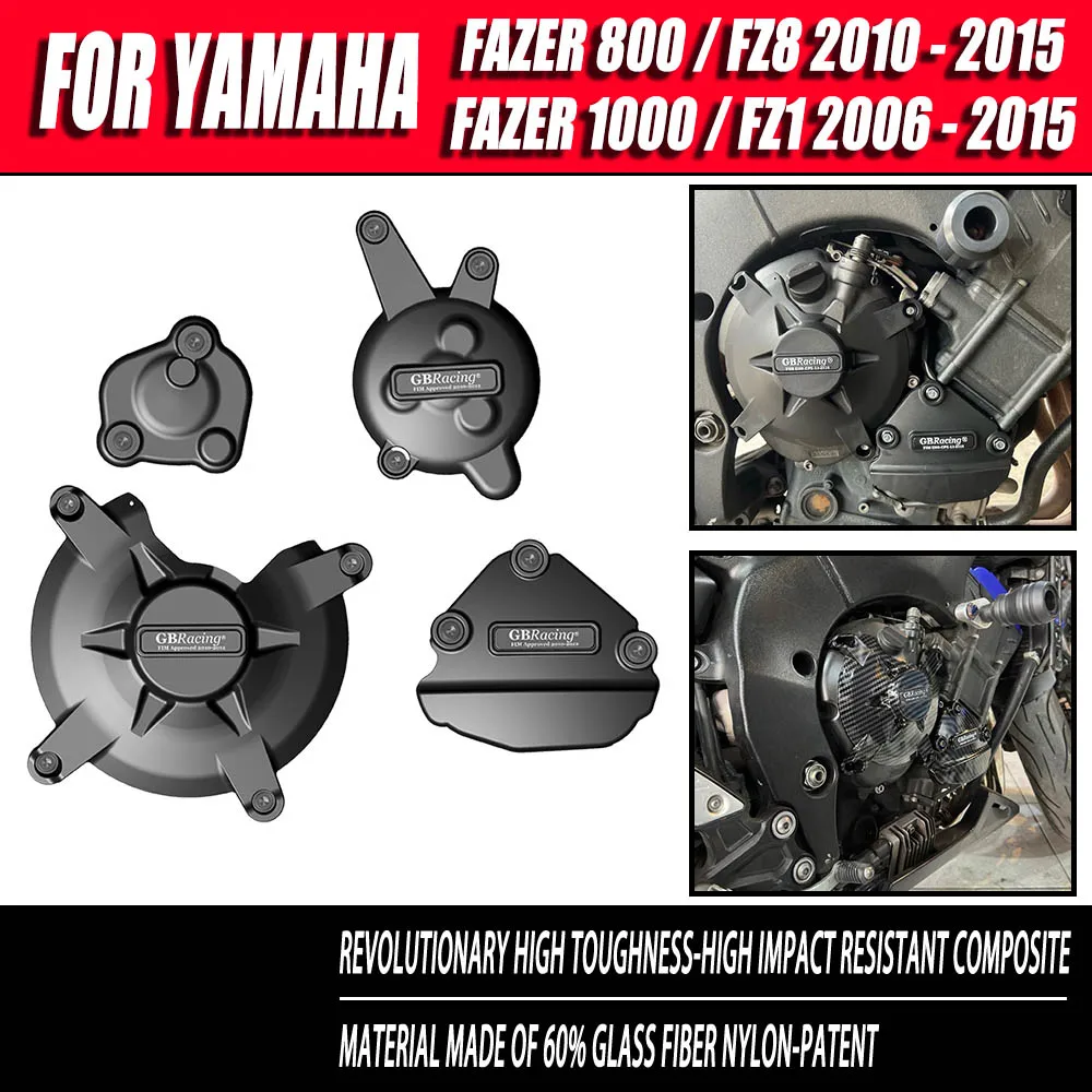 

For Yamaha FAZER 800 FZ8 2010-2015 FAZER 1000 FZ1 2006 2007 2008 2009 2010 2011 2012 2013 2014 2015 Engine Protection Cover