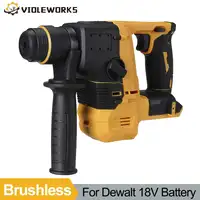 Brushless Electric Cordless Rotary Hammer Drill Dual Functionality Rechargeable Hammer 26mm Impact Drilll For Dewalt 18V Battery 1