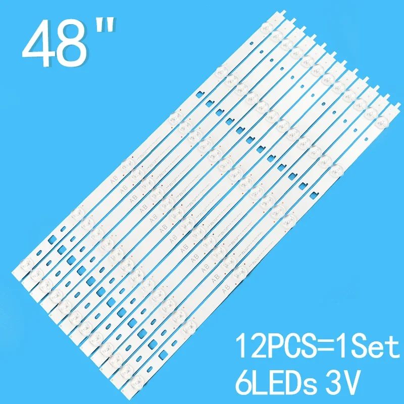 561mm led bar 14 for 55vle6565bl zlh60600 ac zpm60600 samsung 2015arc550 3228 06 lm41 00178a 55 vle 6565 bl a55l 6652 4w 55vle6 For Sony 48