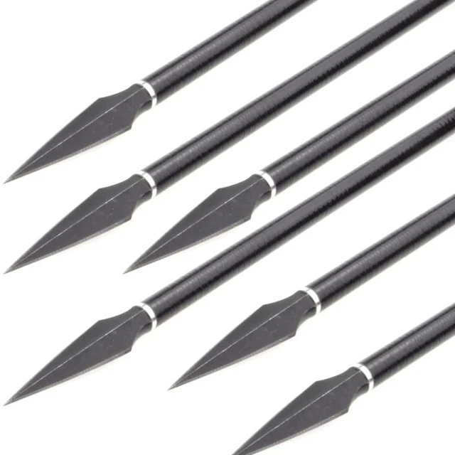 12 Punte Di Freccia In Acciaio Inox - Pesi 60-200 Grani, Per Frecce In Carbonio ID 4.2mm - Foto 4