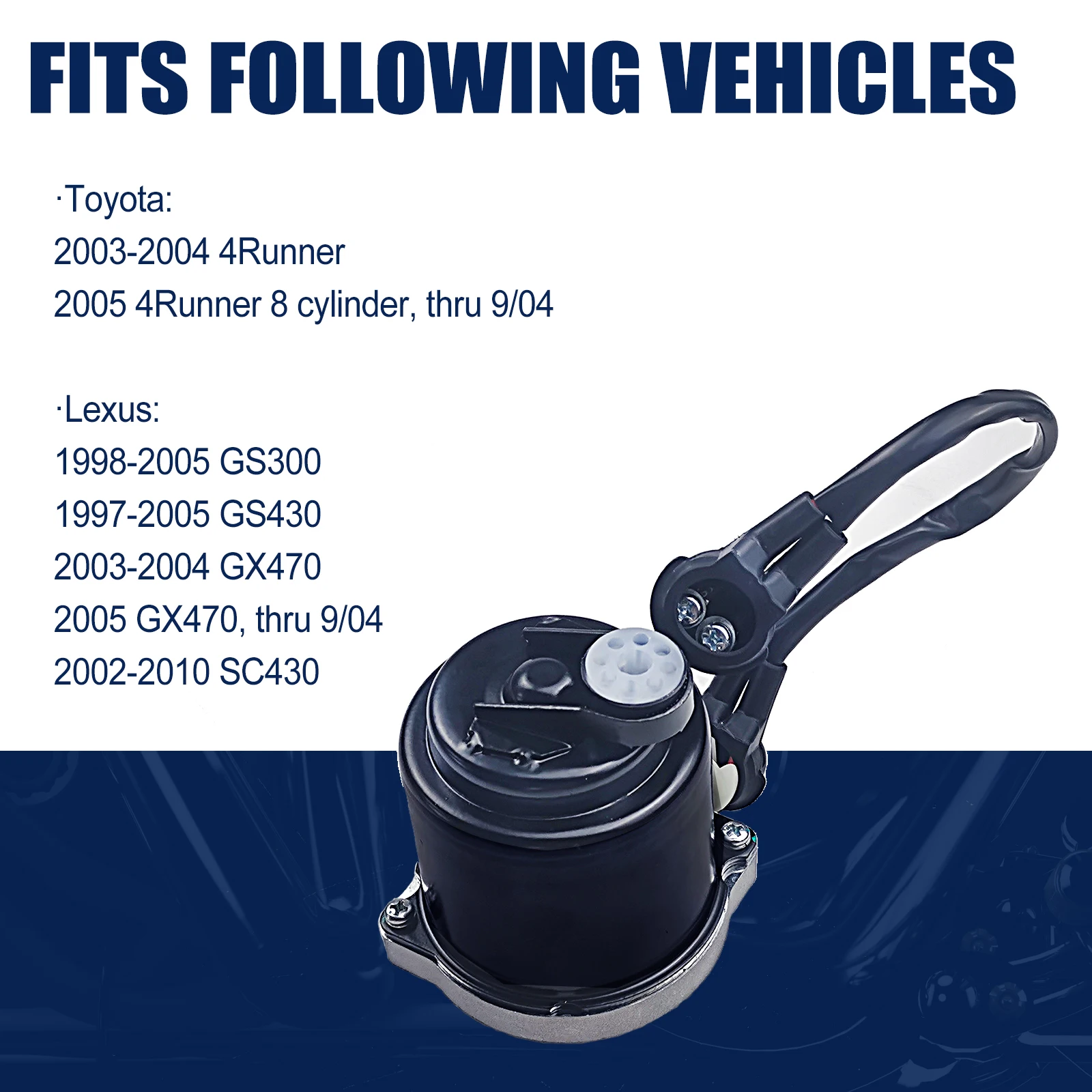 FEXON ABS Pump Brake Booster Motor Assembly Compatible With Lexus GS300 GS430 GX470 SC430 Toyota 4Runner 4796030030 47960-30030 abs brake booster pump