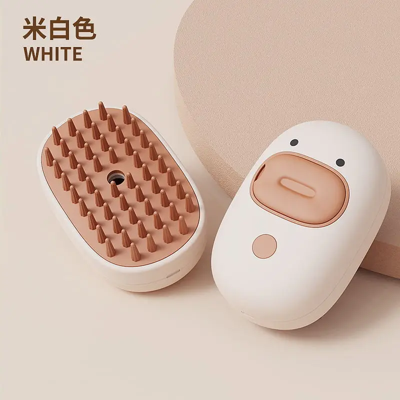 Pet Electric Spray Massage Cleaning Brush Anti-Flying Cat Dog Comb USB Charging Bath Comb Floating Hair Removal Grooming Combs
