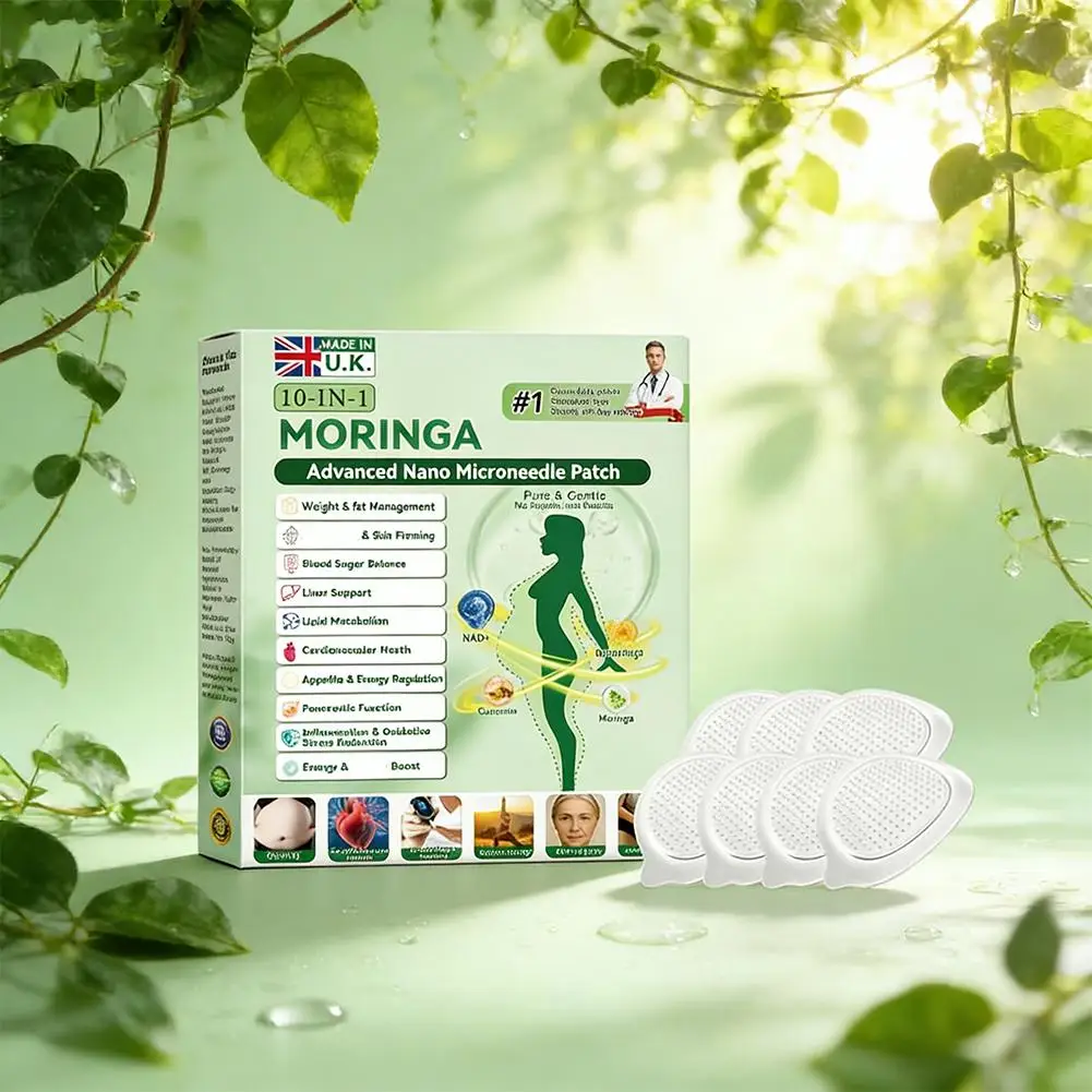 Nano-Mikronadel-Körperpflaster ≤0,3mm mit Moringa-Extrakt zur Feuchtigkeitspflege und Straffung der Körperform, Sanfte Mikrodart-Aufkleber für Frauen und Männer – Detail 6