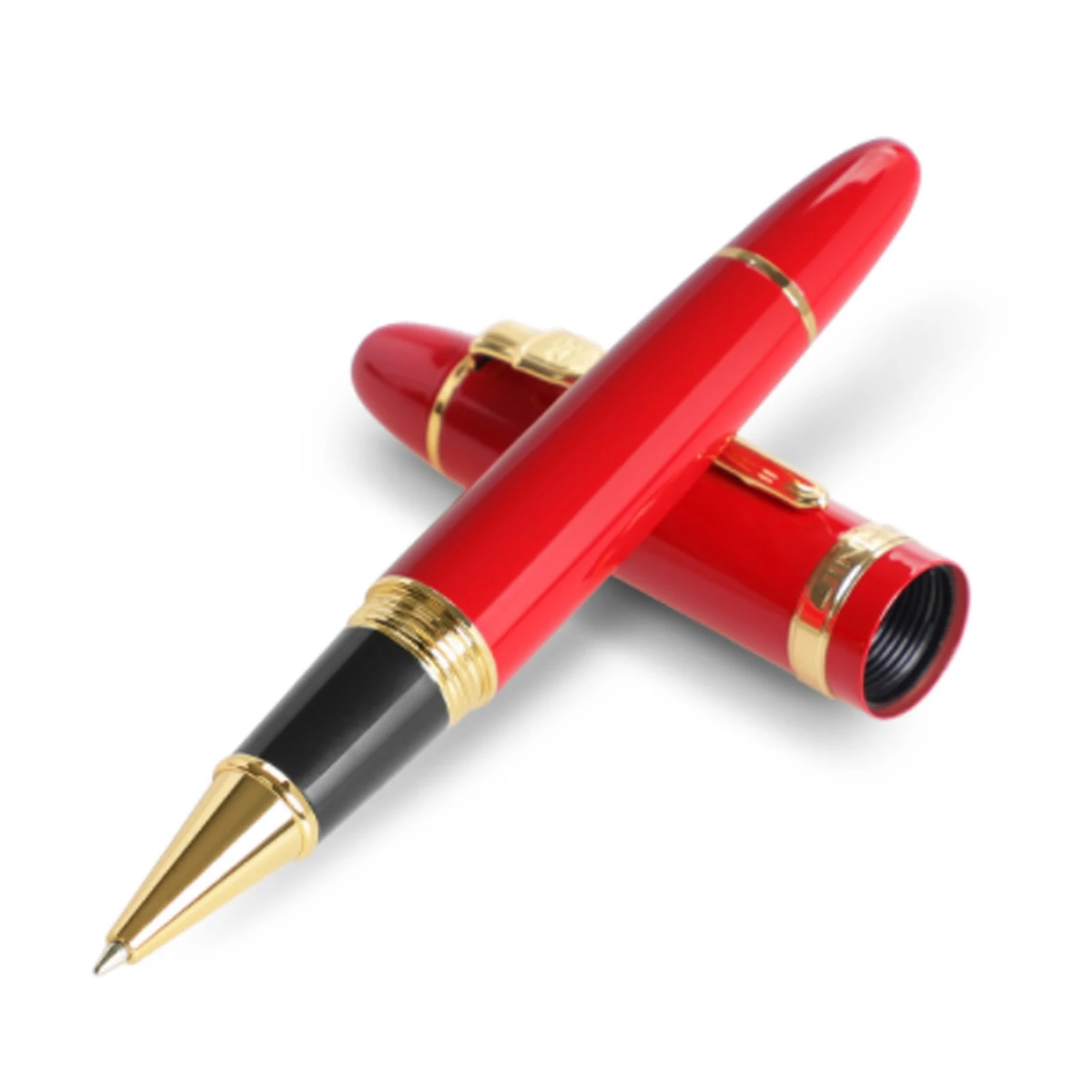 

Jinhao 159 General Red Rollerball Pen Golden Clip writing Stationery Office School student gifts