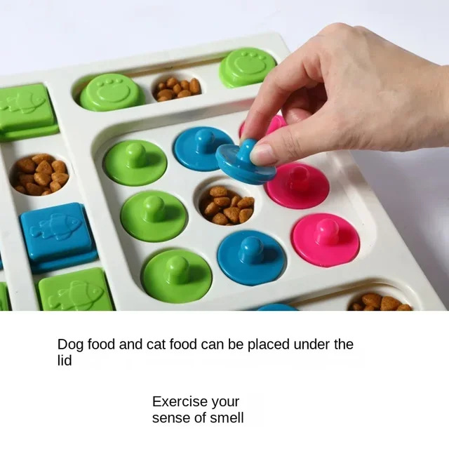 Dog Puzzle Toys Slow Feeder Interactive Increase Puppy IQ Food Dispenser Slowly Eating NonSlip Bowl Pet Cat Dogs Training Game 4