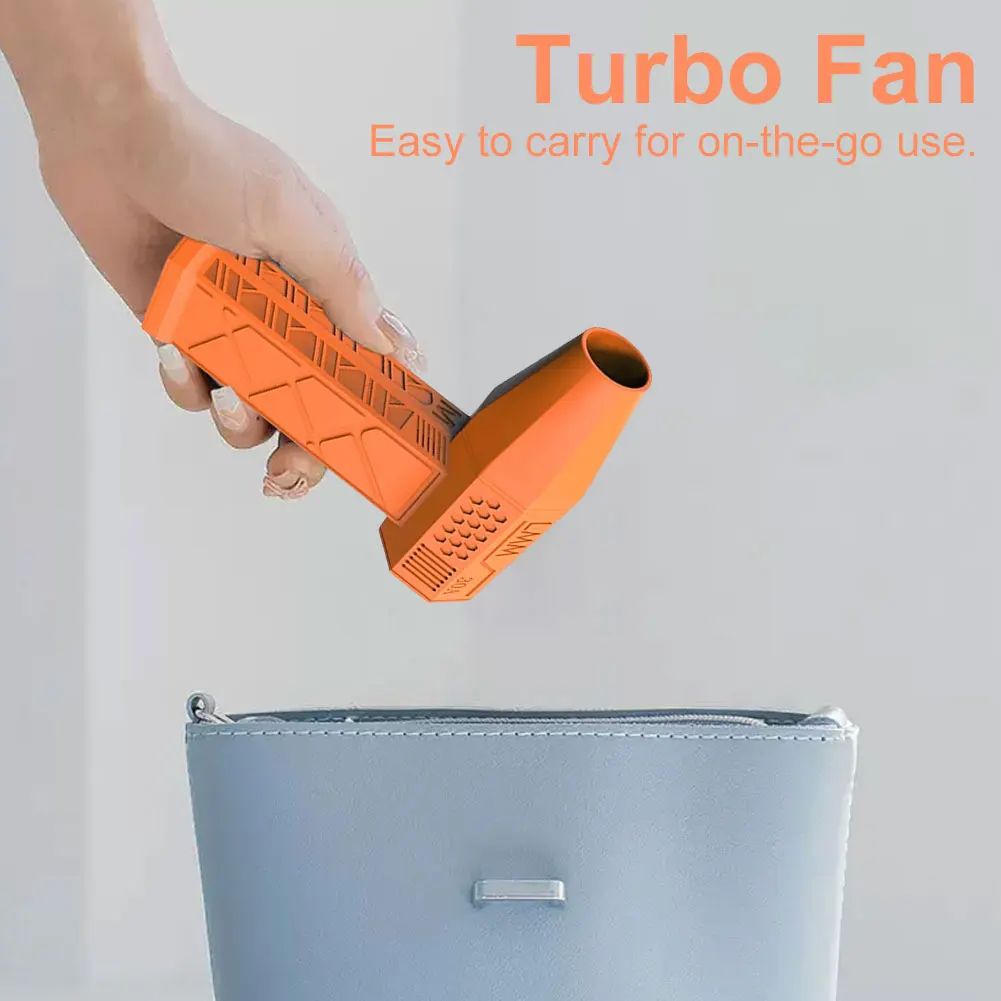130000 RPM 터보 송풍기 제트 선풍기, 2600mAh, 강력한 전기 먼지 송풍기, USB 충전식 휴대용 터보 제트 선풍기, 가정용 야외 자동차