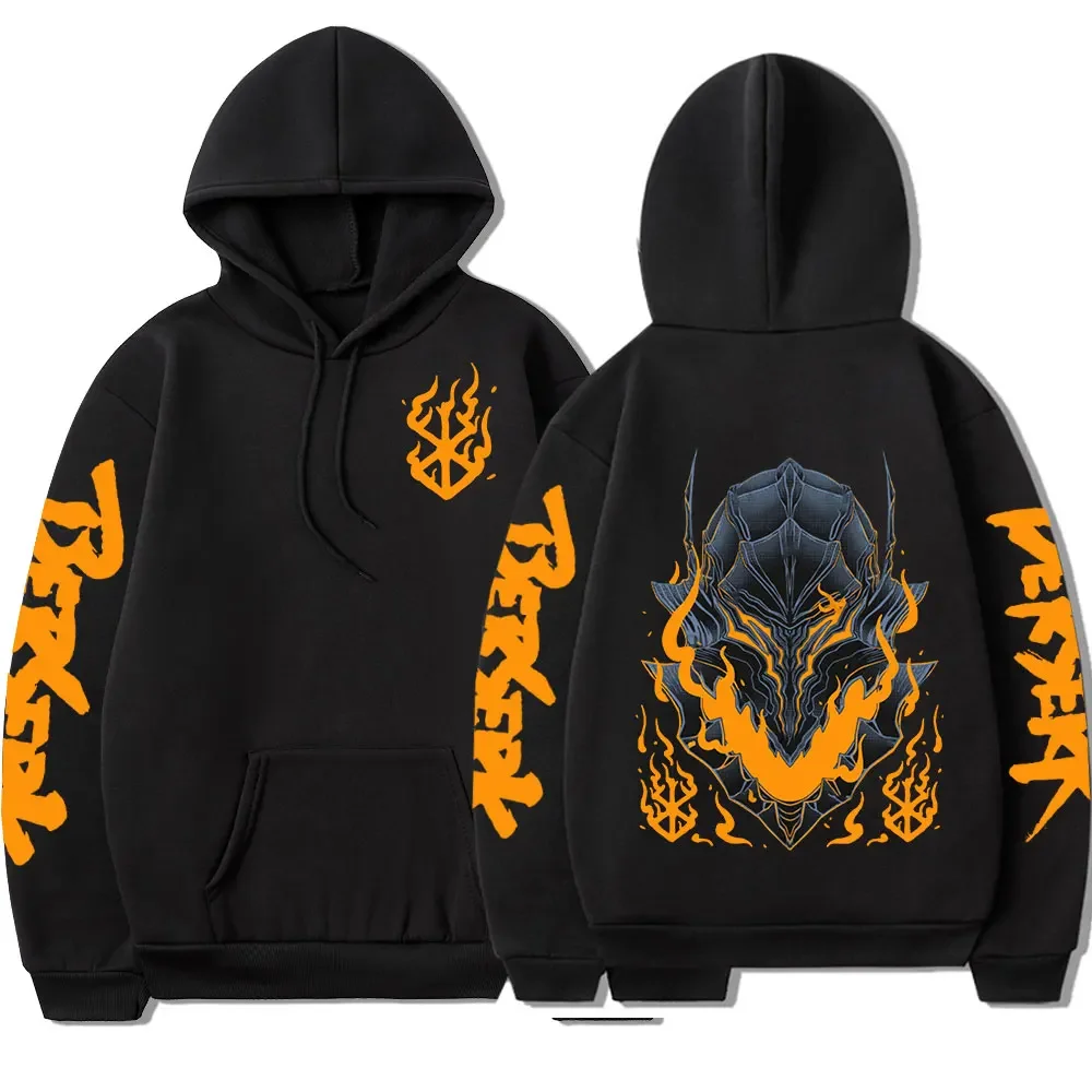 

Japanese Anime Berserk Guts Scorch Hoodie for Men Vintage Hoodies Swordsman Gatsu Manga Sweatshirt Oversized hoodies Clothes top