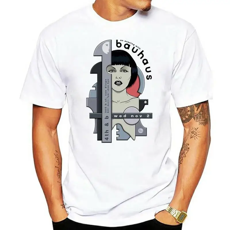 Bauhaus Goth Punk Rock T-Shirt Killing Joke Cure Joy Division Siouxsie S-3Xl Maglietta Grafica Vintage