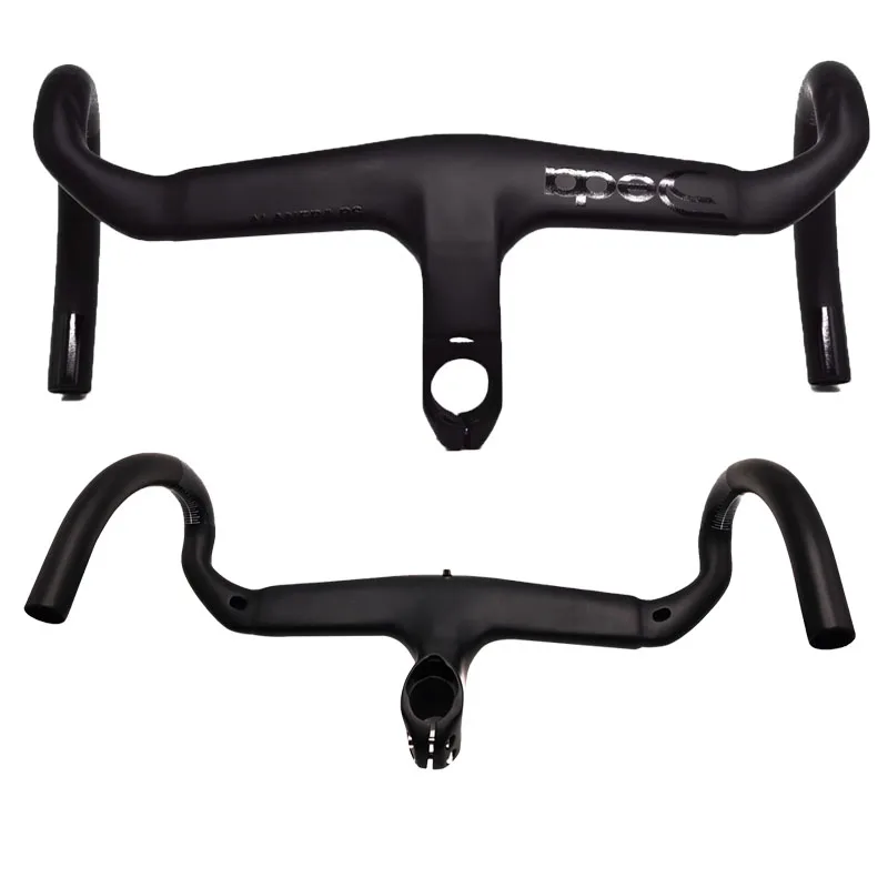 T1000 EDA Carbon handlebar 380-440mm Internal Wiring Integrated Handlebar 28.6mm with Bike spacer road bike frame parts