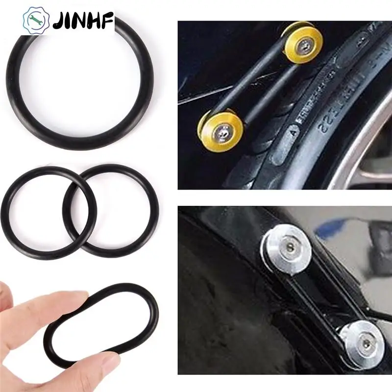 

4PCS/lot Replacement Rubber O-Rings Gaskets Black Car Bumpers Quick Release Fasteners 5.5cm X 0.5cm