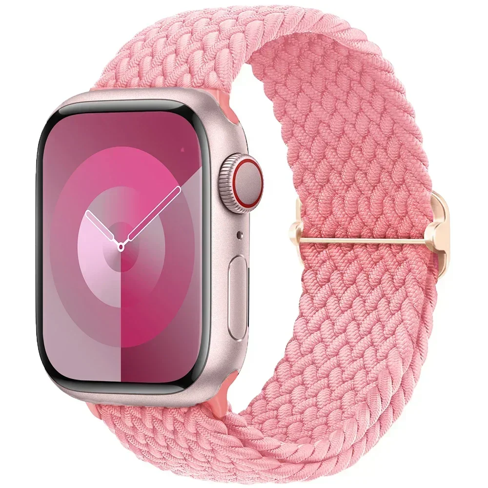 Braided Elastic Nylon Solo Loop Watch Band - Versatile Size Options Bracelet Strap