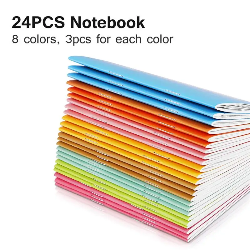 Quaderno Mini Quaderni Composizione Blocco Note Steno Blocco Per Libri Tascabili Diario Sfuso Memo Note Note Per Bambini Diari Regali A Righe Larghe