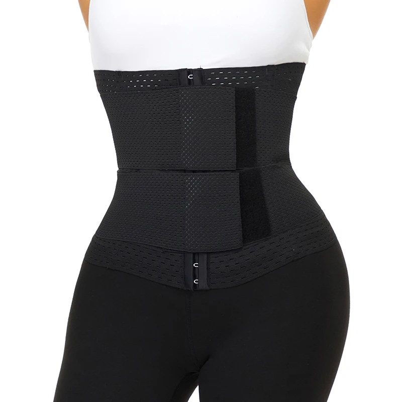SEXYWG Women Waist Trainer Sauna Sweat Belt for Weight Loss Fat Burning Waist Cincher Belly Shaper Fitness Slimming Belt shapewear for dresses
