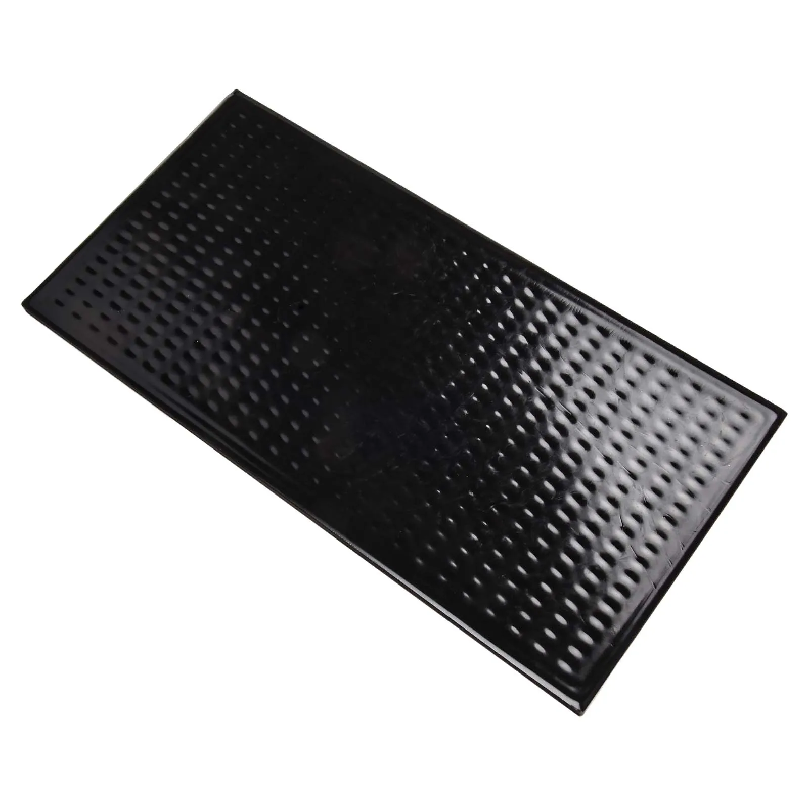 Cocktail Pad Bar Mat Decoration Drip Mat Non Slip Silicone 10*10CM/15*30CM/30*45CM Black Convenient High Quality