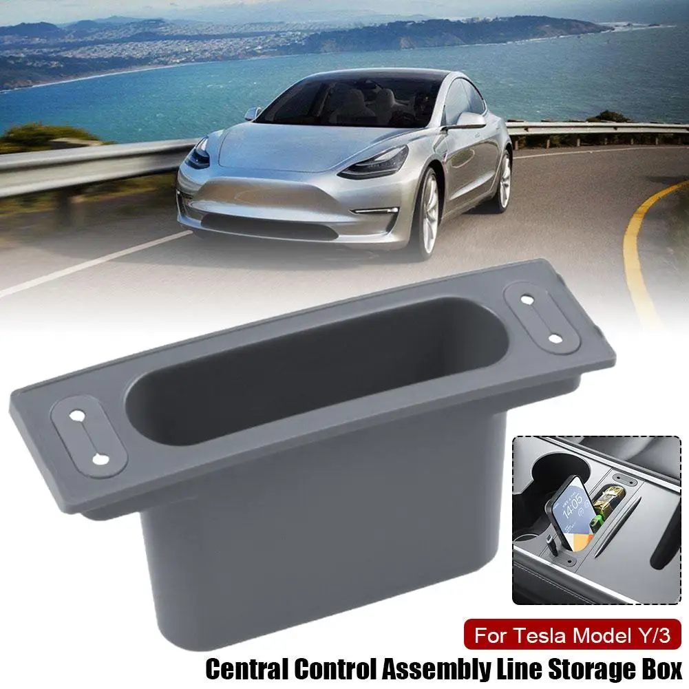 

Справочная деталь для Tesla Model 3 Y 2021-2023, органайзер для кабеля центральной консоли автомобиля с зарядным кабелем, аксессуары для интерьера O6N8