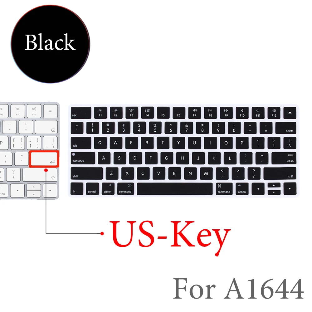 Rainbow Gradient Silicone Keyboard Cover - Protective Skin