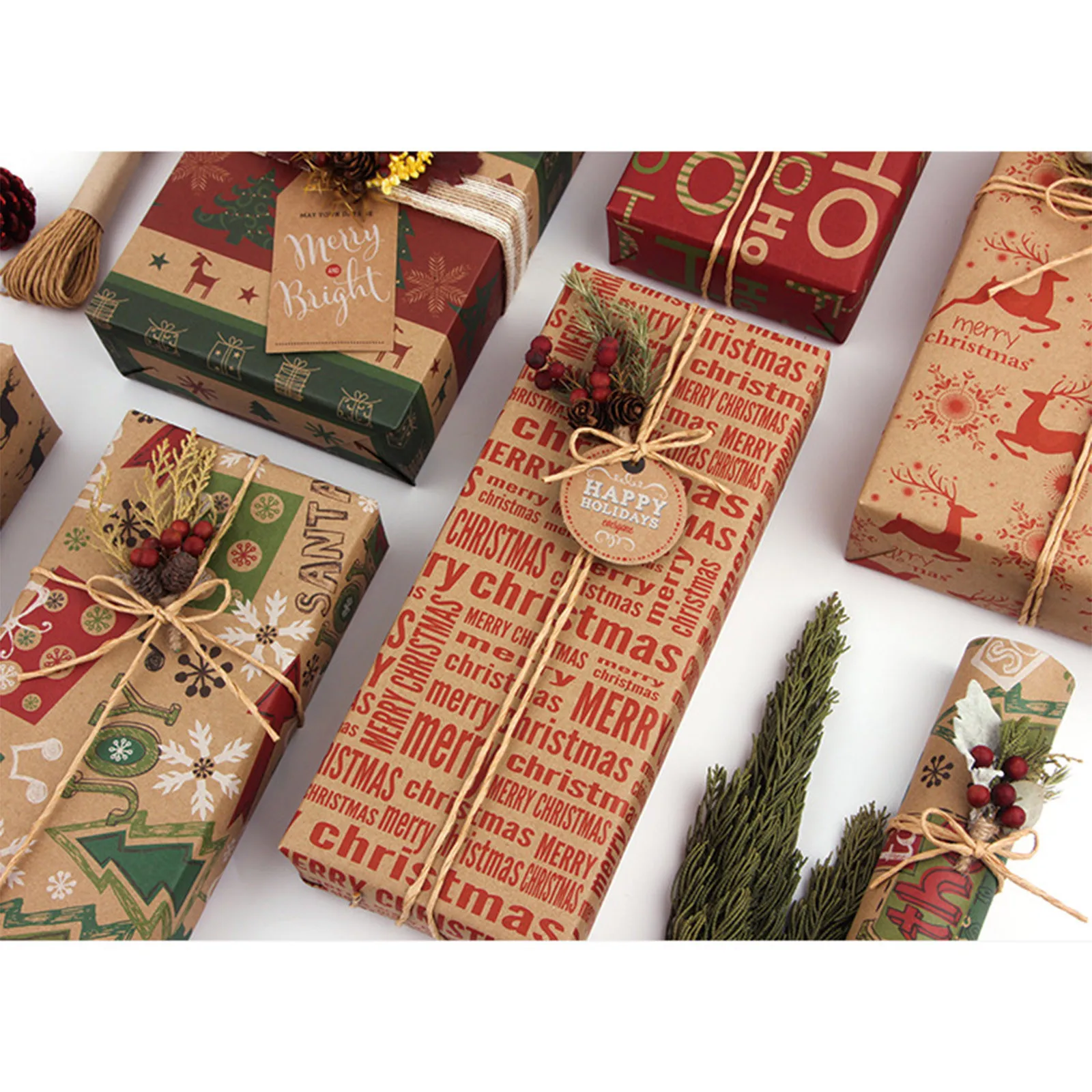 Christmas Wrapping Paper Set