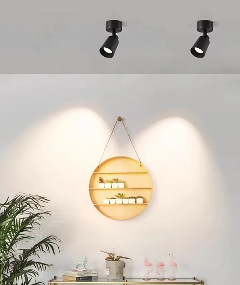 Led Mini Spot Light Wall Lamp 5W 7W 10W COB Surface Mounted Small Spotlights Sf73406a3b8cb4fe182d292e98f07198c7