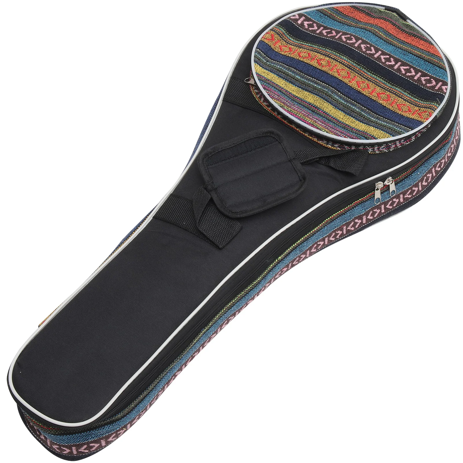 

Acoustic Guitar Case Mandolin Instrument Gig Bag Backpack Round Mandolin Guitar Display Case