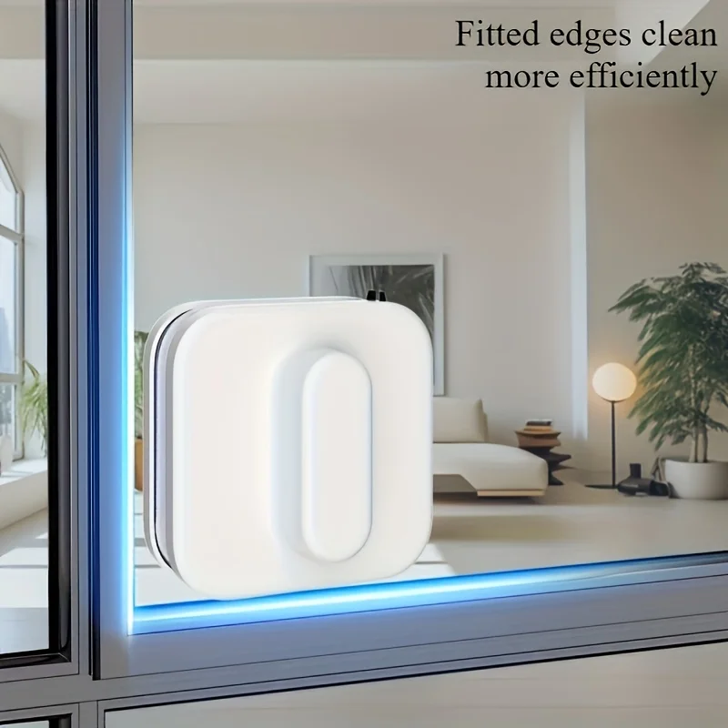 NEW Magnetic Window Cleaner Double-sided Window Cleaning Brush Glass Wiper A High-rise Glass Cleaning Tool with A Safety Rope