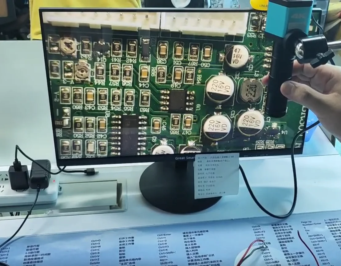 YIZHAN 215x 180x 150x Objektiv 0,7X ~ 4,5X Einstellbare Vergrößerung Industrie Mikroskop Objektiv Mehrfühle CS C-MOUNT Für HDMI USB Kamera – Detail 2