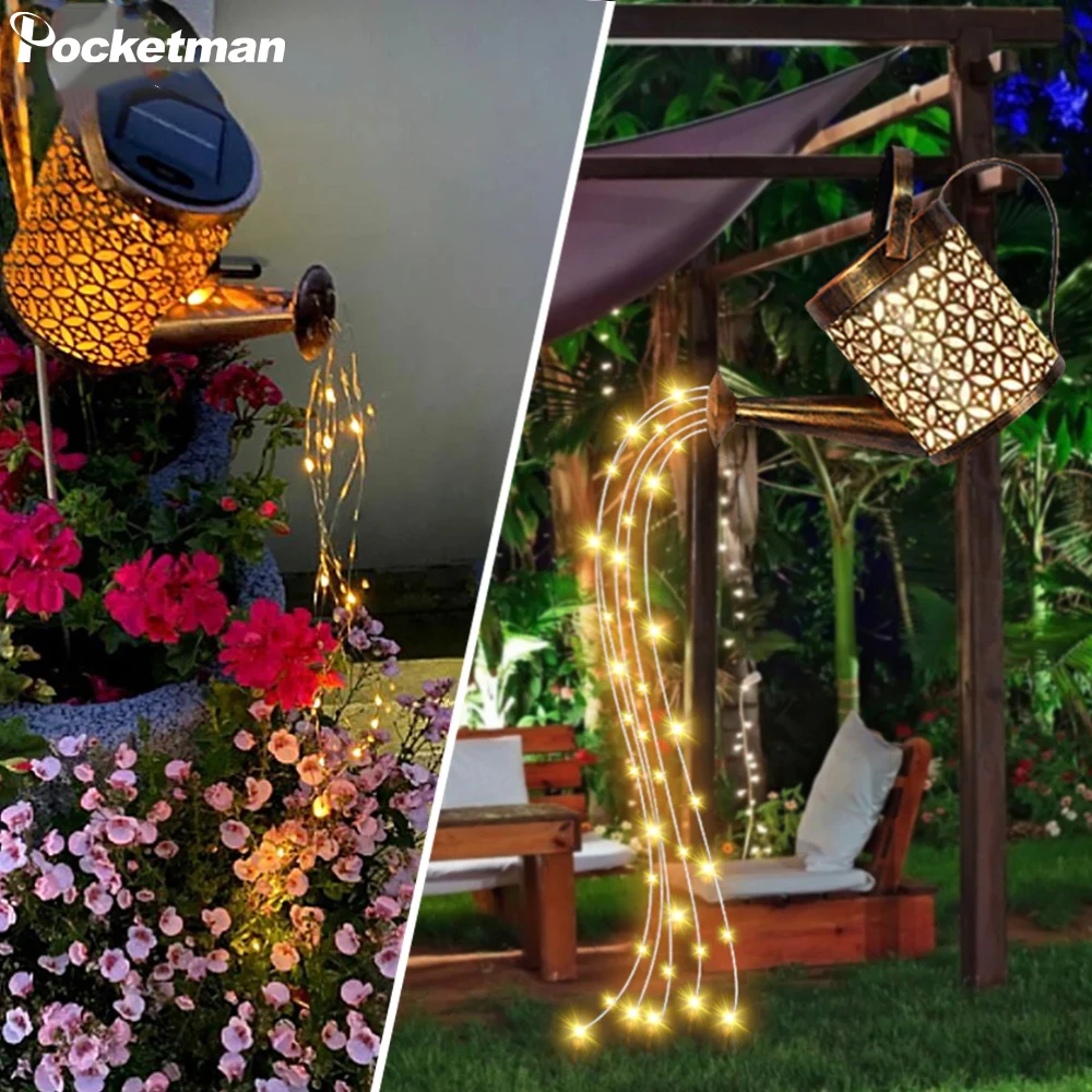 

Solar LED Lawn Watering Can Light Outdoor Garden Solar Decoration Lights Waterproof Landscape Kettle Lighting Street Patio Lamp