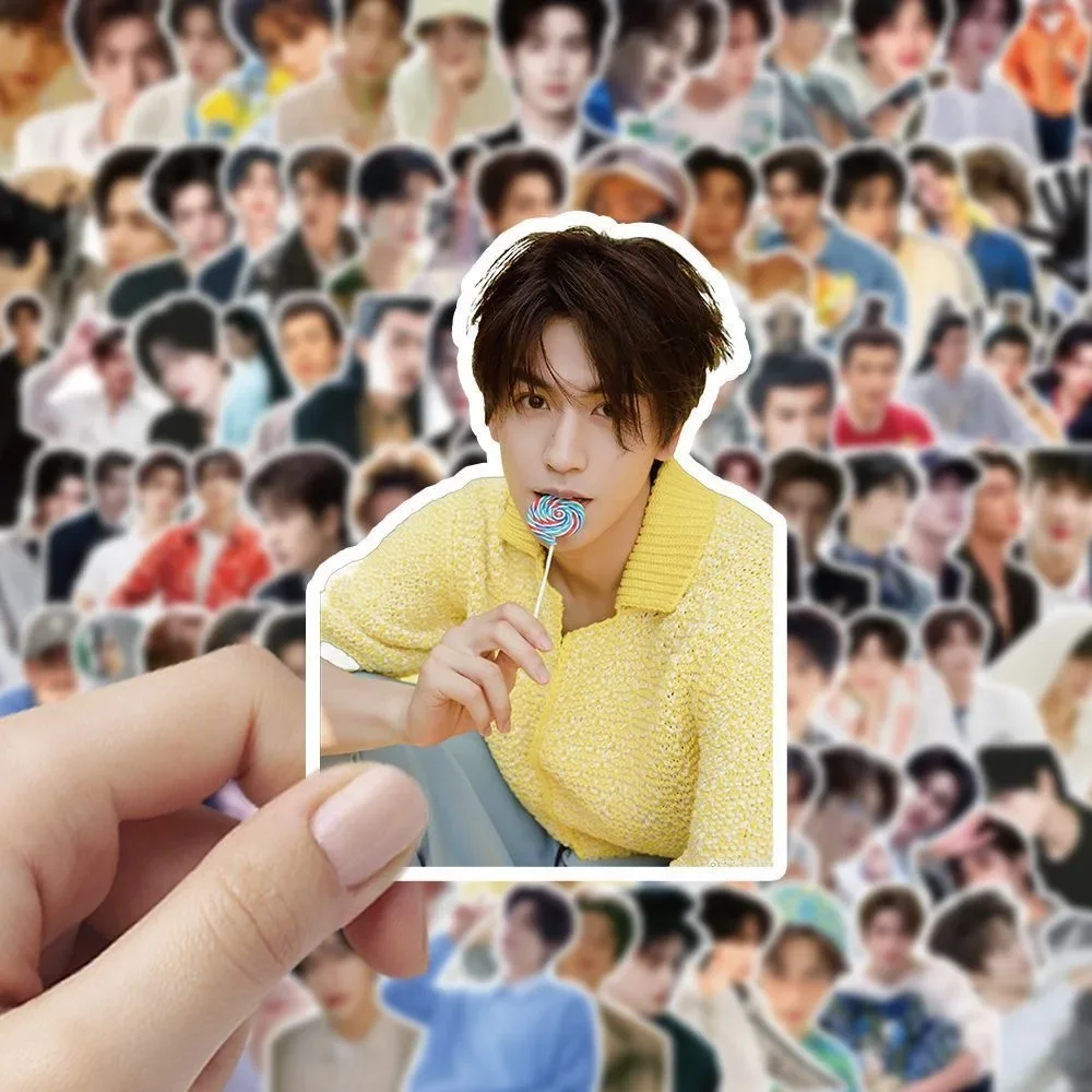 100PC/SET Zhang Linghe Poster Humanoid Stickers Hot TV Character Drama Stills Hand Account Materials Pad Computer Cellphone DIY