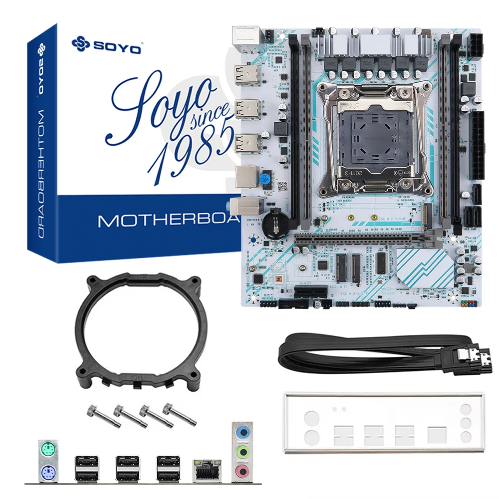 ゲーミングマザーボードキット＆Intel Xeon E5 2680 V4セット SOYO X99 ゲーミングマザーボードセット、インテル Xeon E5 2680 V4