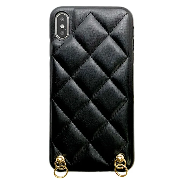 Iphone 14 Pro Max Luxury Chain Case  Metal Leather Chain Phone Case - Luxury  Fashion - Aliexpress