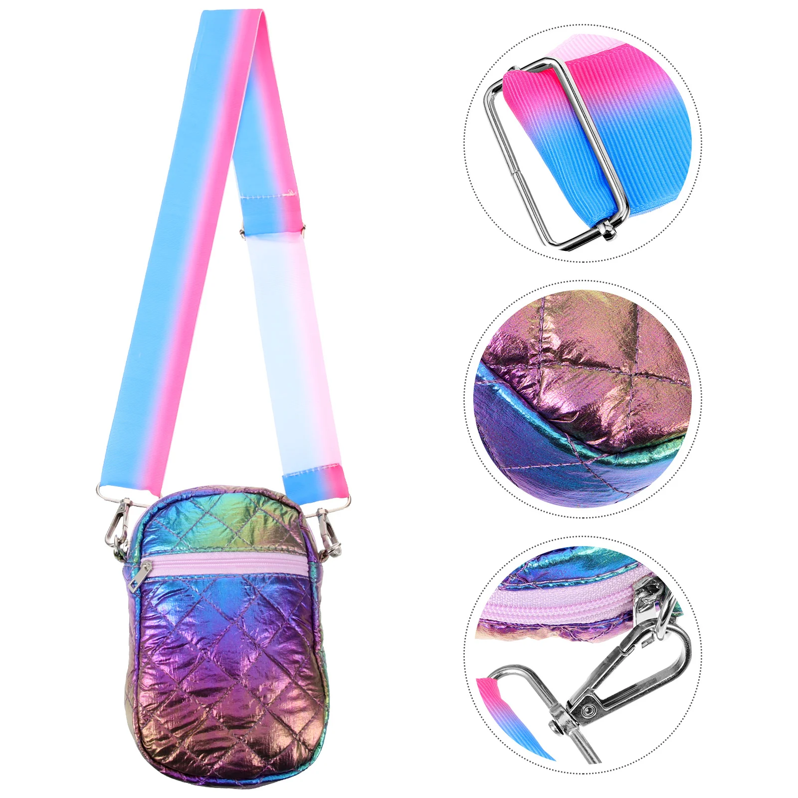 

Girls Messenger Bag Cross Body Purse Phone Telephone Crossbody Polyester Miss Portable for Women