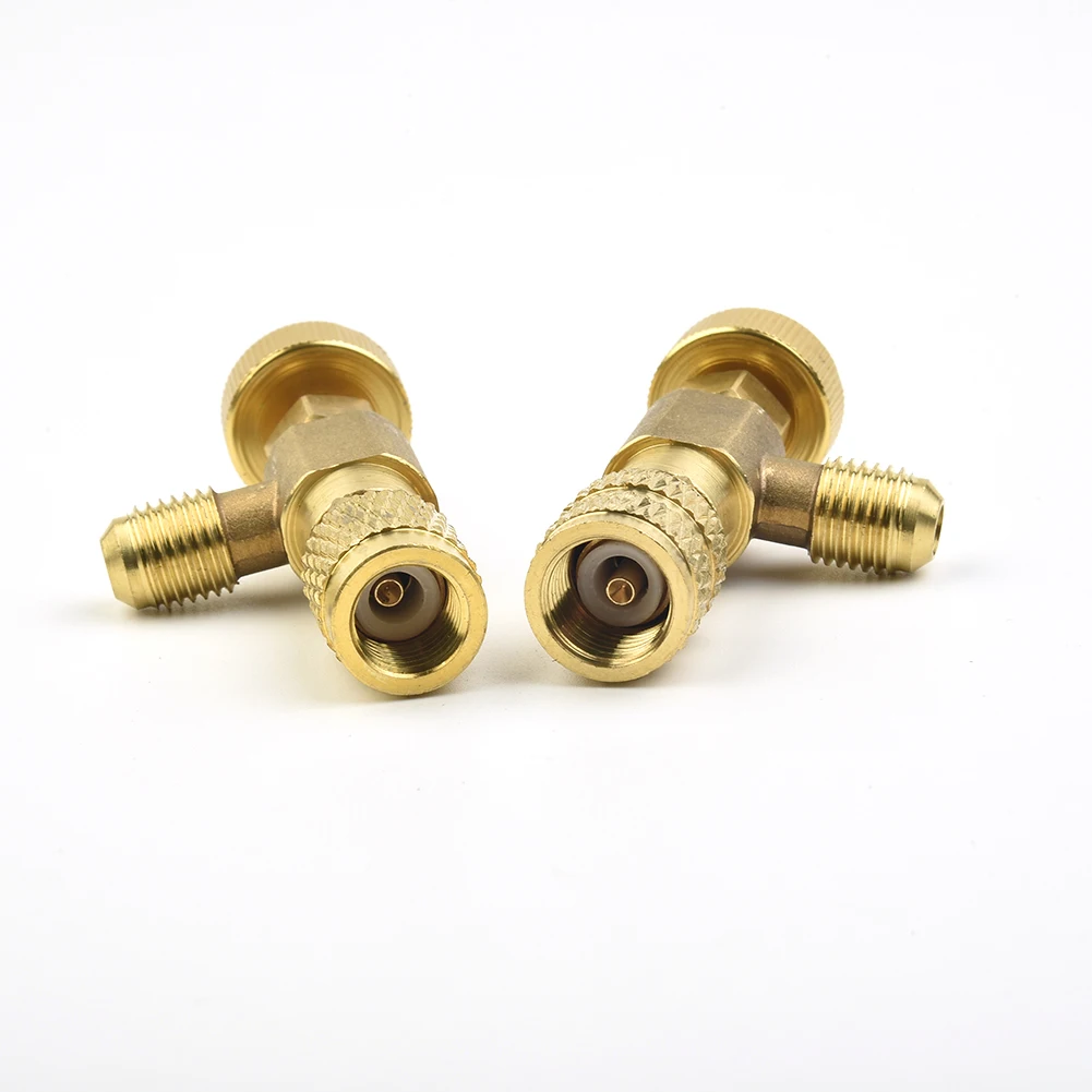 

Air Conditioning Refrigeration Charging Adapter For R22/R410A 1/4\\\\\\\" Safety Valve Low Pressure Valve Needle