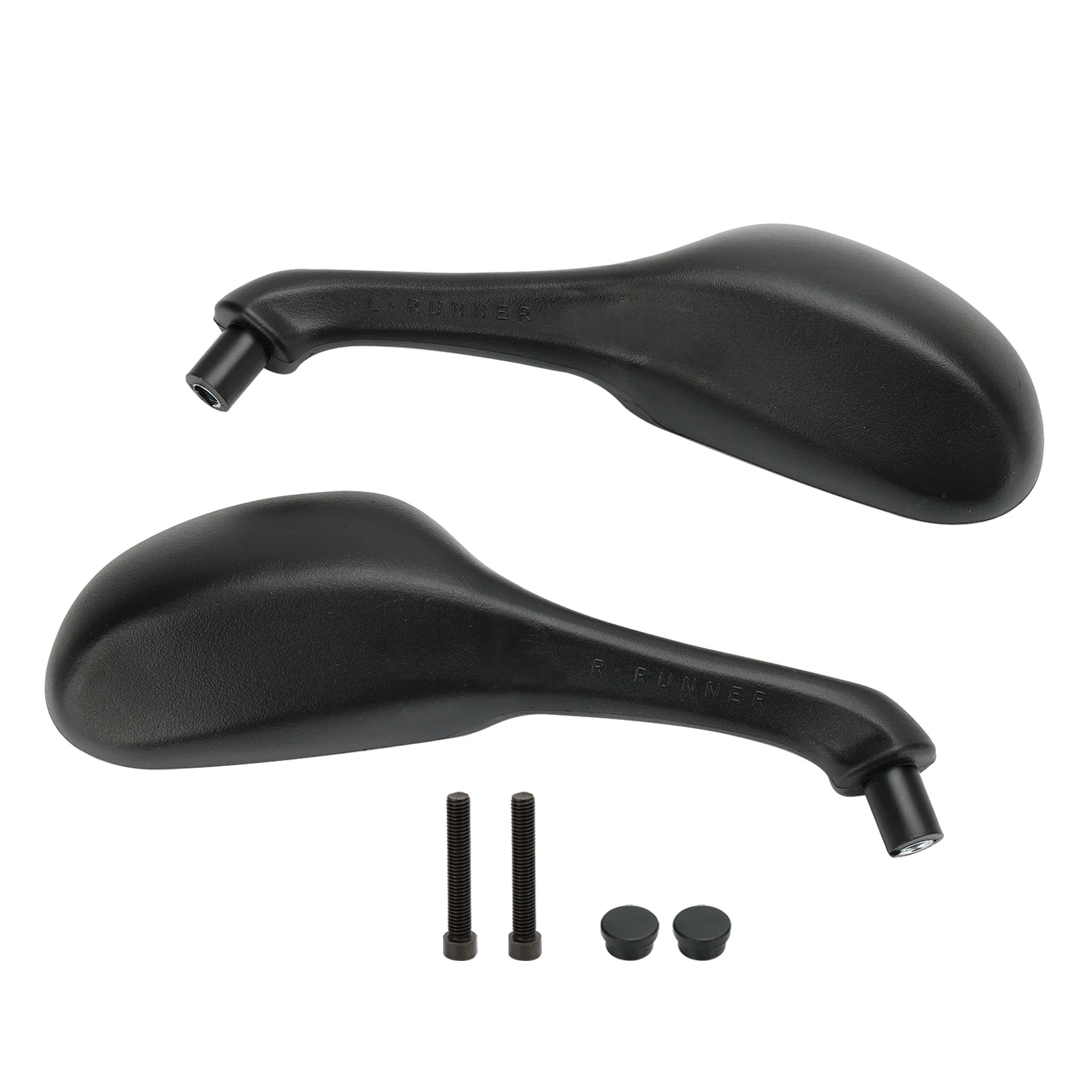 Artudatech Nero Coppia Di Specchietti Retrovisori Per Gilera Runner 50 125 180 200 Fxr Sp Vxr