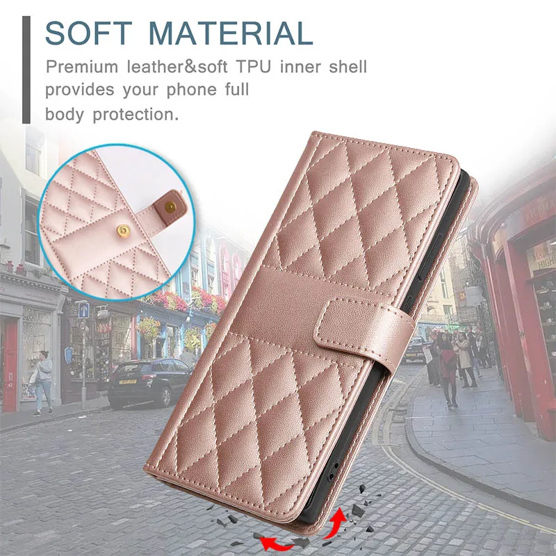 For Samsung Galaxy S8 S9 S10 S20 S30 S21 S22 S23 S24 Ultra S10 Lite Note 8 Note 9 S20 FE 5G S21FE Wallet Card Flip Leather Case_voghion.com