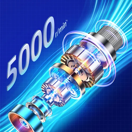 2023 휴대용 미니 선풍기, USB 충전식 소형 포켓 선풍기, 데이터 디스플레이, 5000mAh, 신제품 5