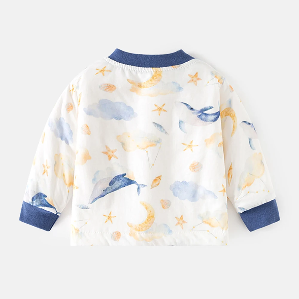 Baby Boy Long Sleeve T Shirts Quilted Thick Warm Winter Newborn Clothes Christmas Baby Girl Tops High Quality