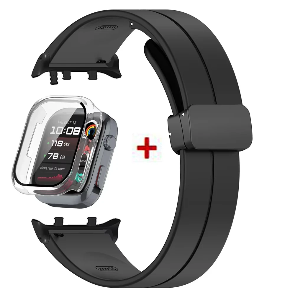 Premium Protective Bumper Case & Magnetic Silicone Strap