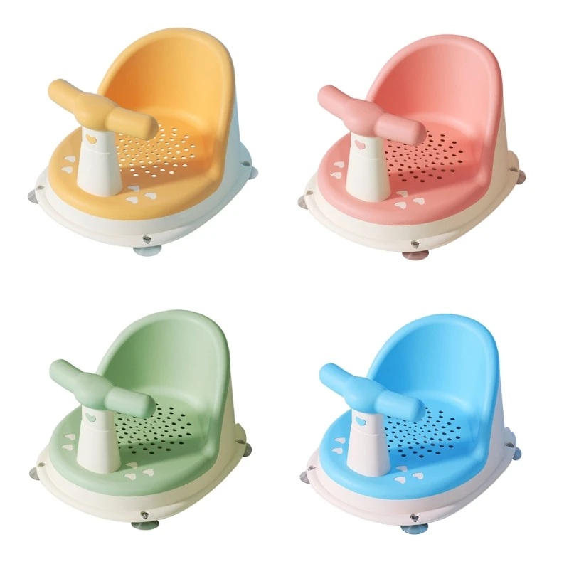 

Baby Bath Tub Anti Slip Suction Cup Bathing Chair for Boys Girls 6-18M D7WF